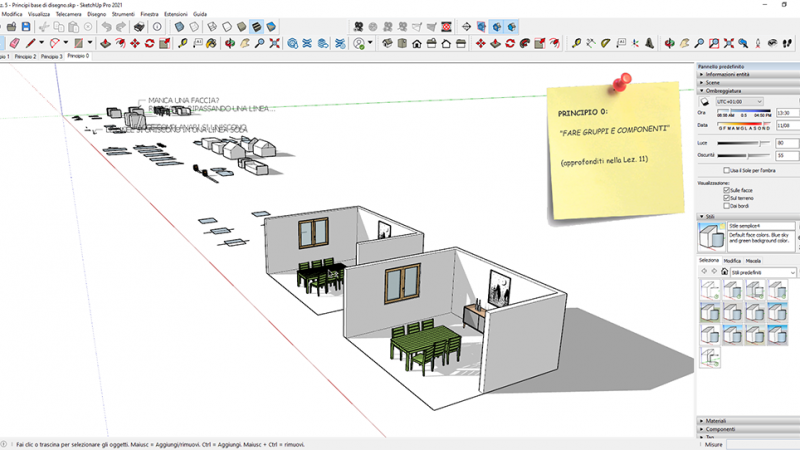 VIDEO-CORSO SketchUp Pro 2021 BASE (4 ore) 8